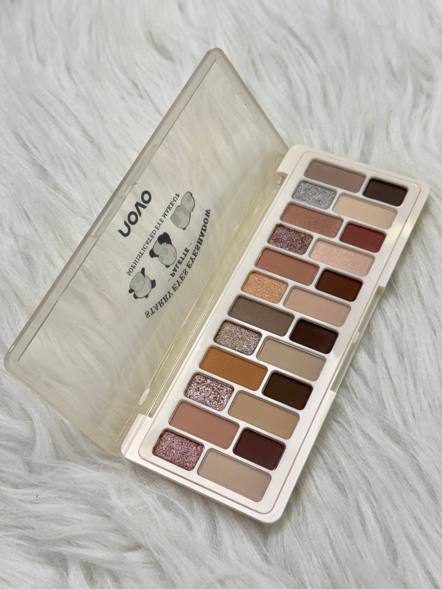 Novo British Afternoon Tea Series 9 Colours Eyeshadow Palette #3 Caramel Milk Tea 9g