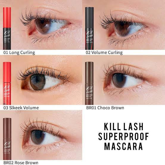 Clio Kill Lash Superproof Mascara, 01 Long Curling
