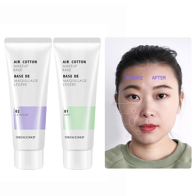 The Face Shop Air Cotton Make Up Base #1 Mint