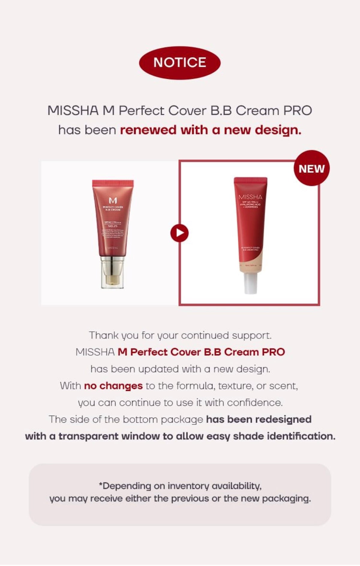 Missha M Perfect Cover B.B Cream Pro 50ml #27 Honey Beige