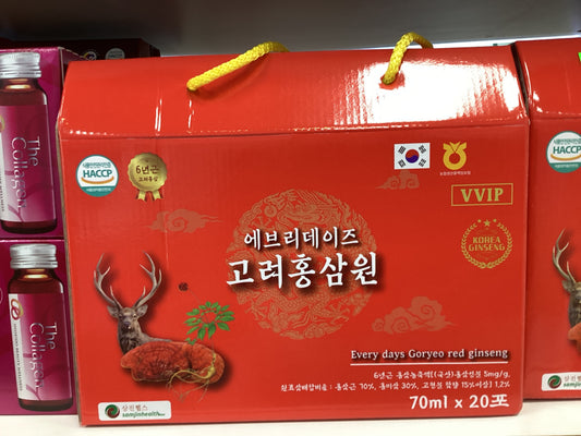 SamjiHealth Every days Goryeo Red Gingseng 70ml x 20
