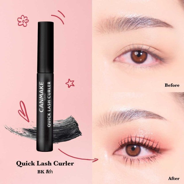 Canmake Quick Lash Curler Mascara BK black