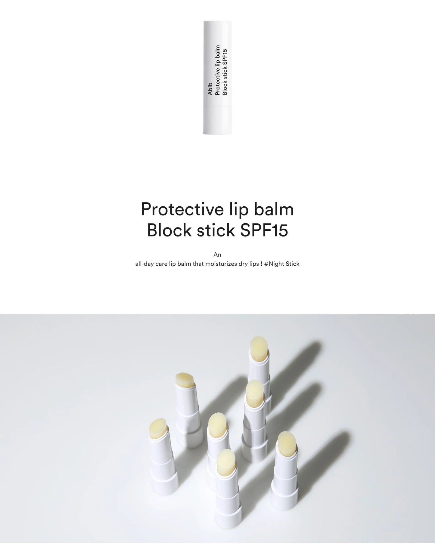 Abib Protective Lip Balm Block Stick