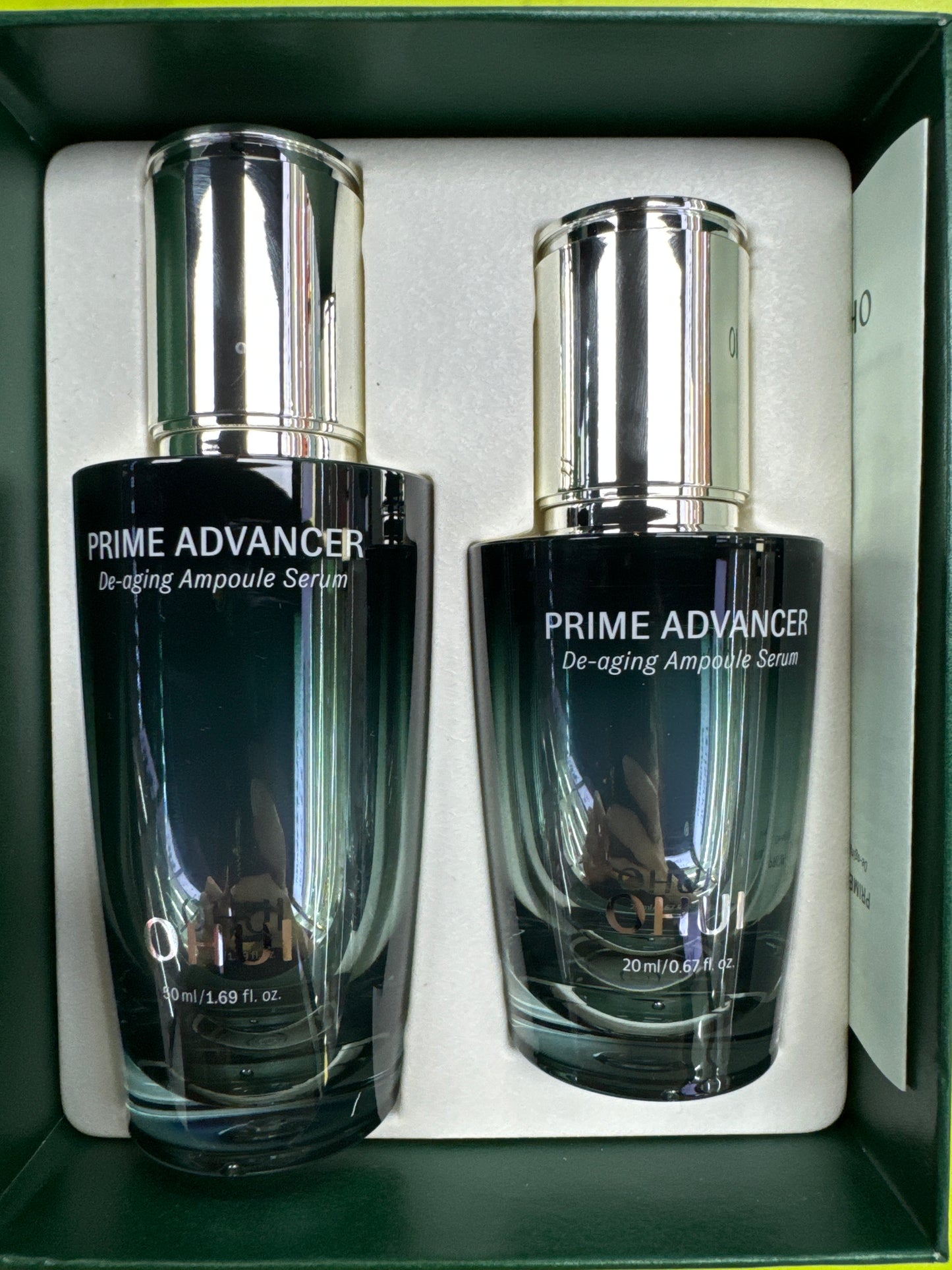 O HUI prime Advancer de-aging Ampoule Serum