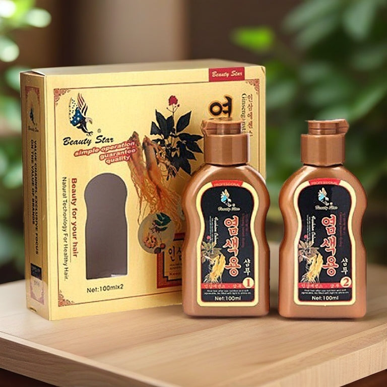 Beauty Star Gingseng Instant Dyeing 100ml x2 #2 Natural Black