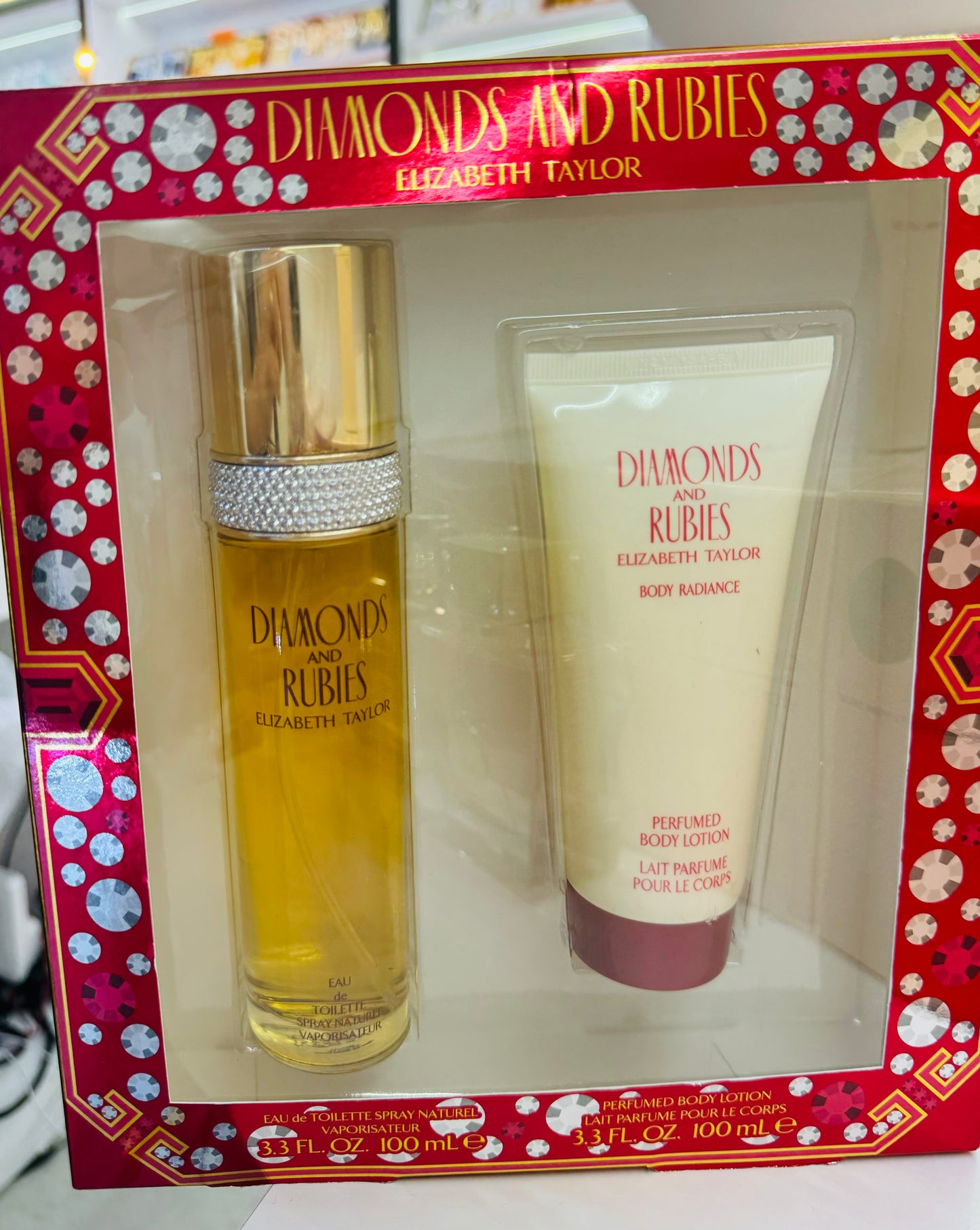 WHITE DIAMOND DIAMOND & RUBIES giftset