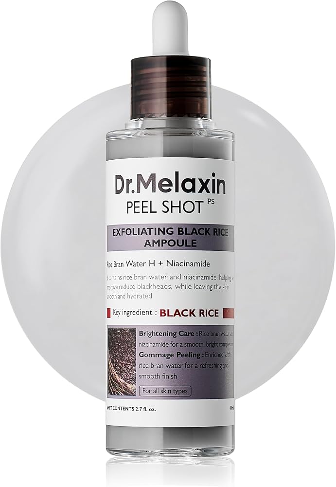 Dr. Melaxin Peel Shot Exfoliating Black Rice Ampoule