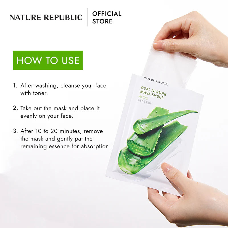 The Face Shop Real Nature Mask 1 pc Aloe Vera