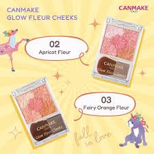 Canmake Glow Fleur Cheeks #03 Fairy Orange Fleur