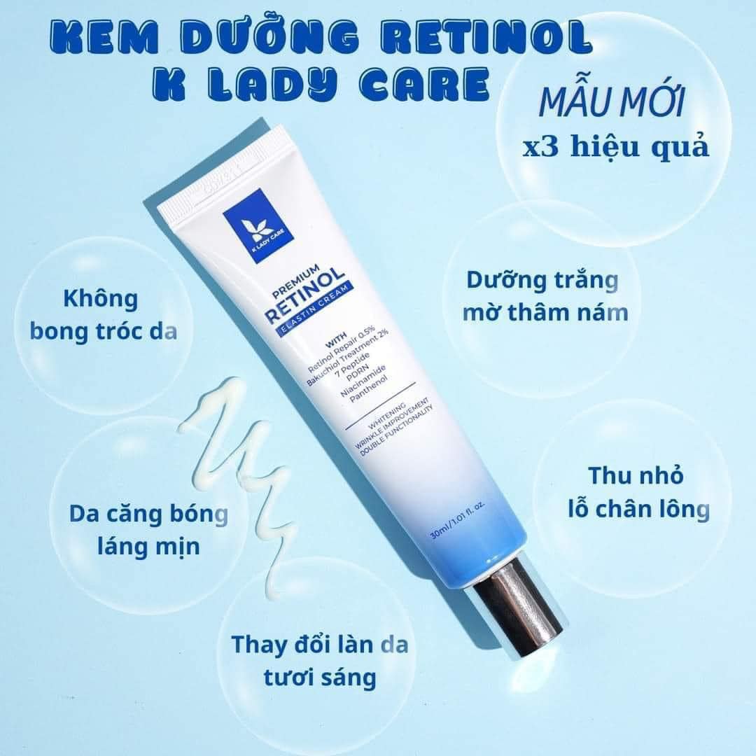 K Lady Care Premium Retinol Elastin Cream 30ml