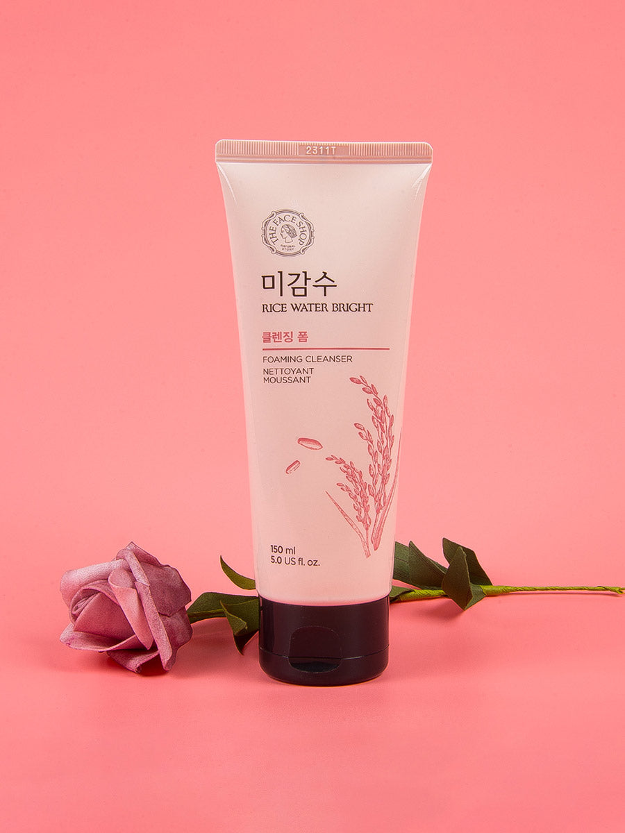 The Face Shop Rice Water Bright Facial Foaming Cleanser 150ml