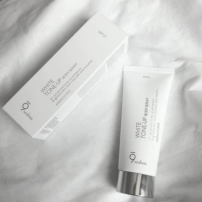 9wishes white tone up body serum 150ml