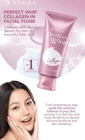 Shiseido Perfect Whip Cleansing Beauty Foam Collagen In