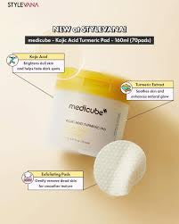 Medicube Kojic Acid Turmeric Pad 160ml 70 pads