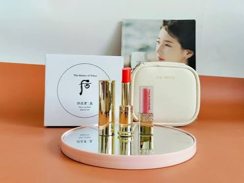 The History Of Whoo Gongjinhyang Mi Glow Lip Balm Special Set (Wine Orange)