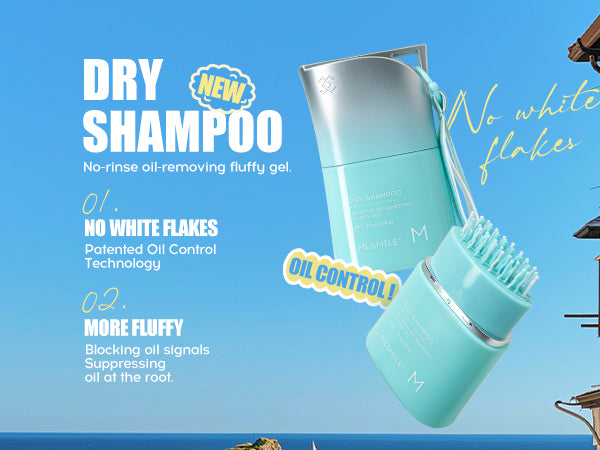 Dry Shampoo MLSMILE Leave-in Dry Shampoo Gel, Removing Oil from Hair