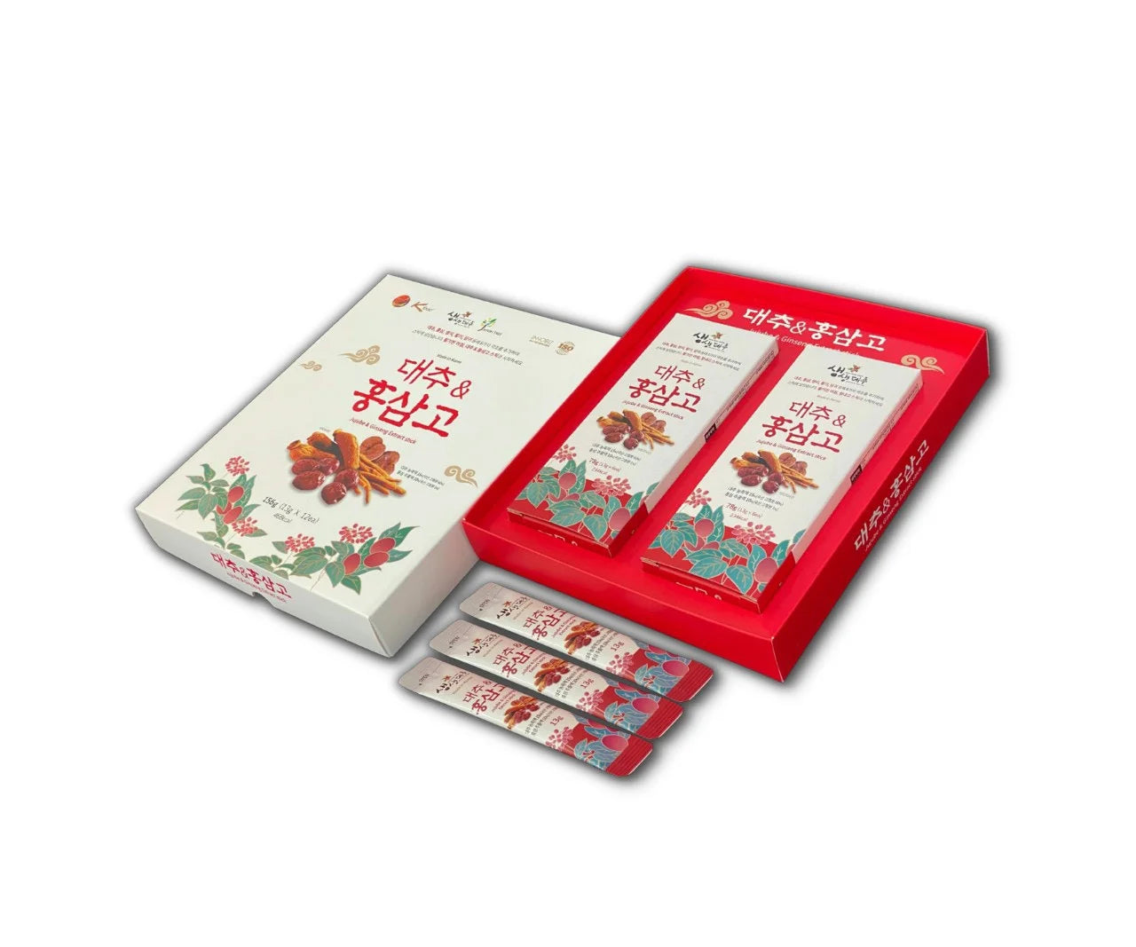 Kfood Daechoo & Hongsamgo Jujube & Ginseng Extract Stick 30 Packets