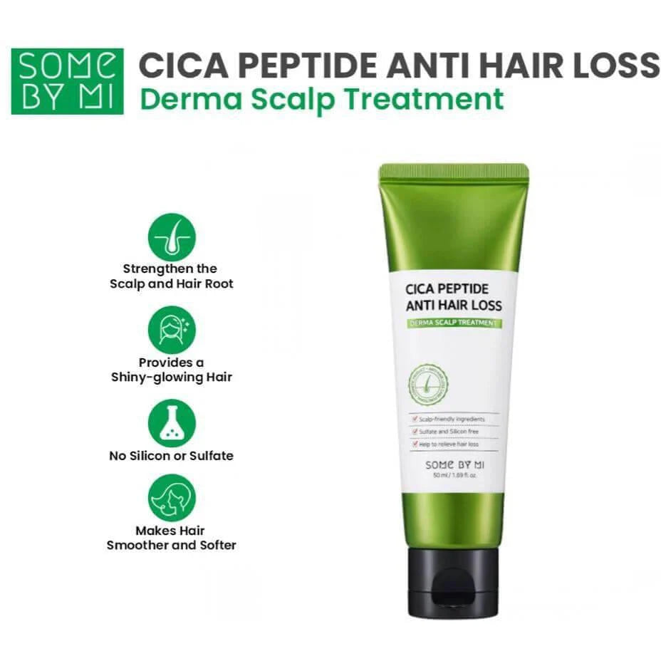 Some by MI Cica peptide anti hair loss dermatologist scalp treatment 50ml