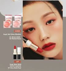 The Face Shop fmgt New Bold Velvet Lipstick 07 New Bold Red