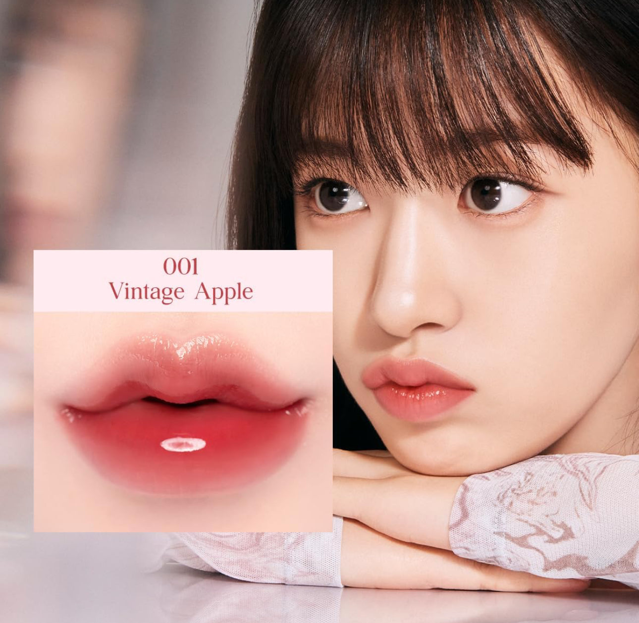 CLIO crystal glam tint #01 vintage apple