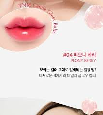 YNM Candy Gloss Balm (Peony Berry) 04