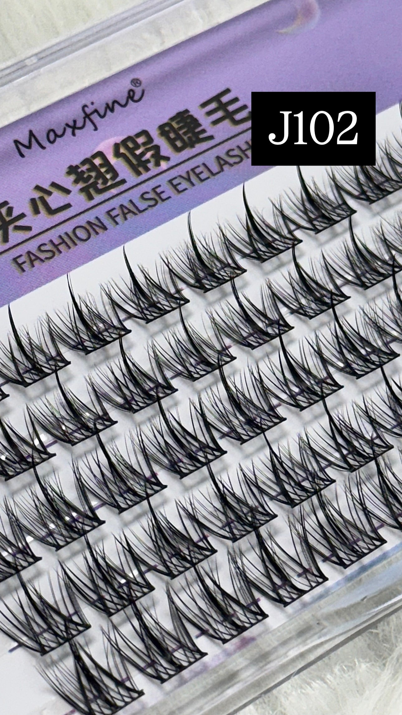 Maxfine Fashion False Eyelashes J102