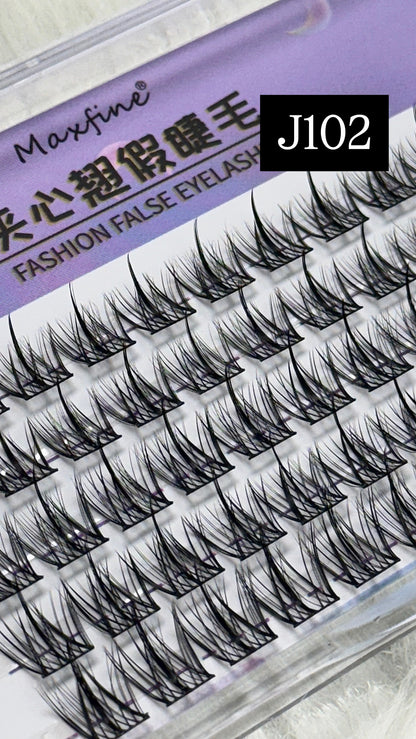 Maxfine Fashion False Eyelashes J102