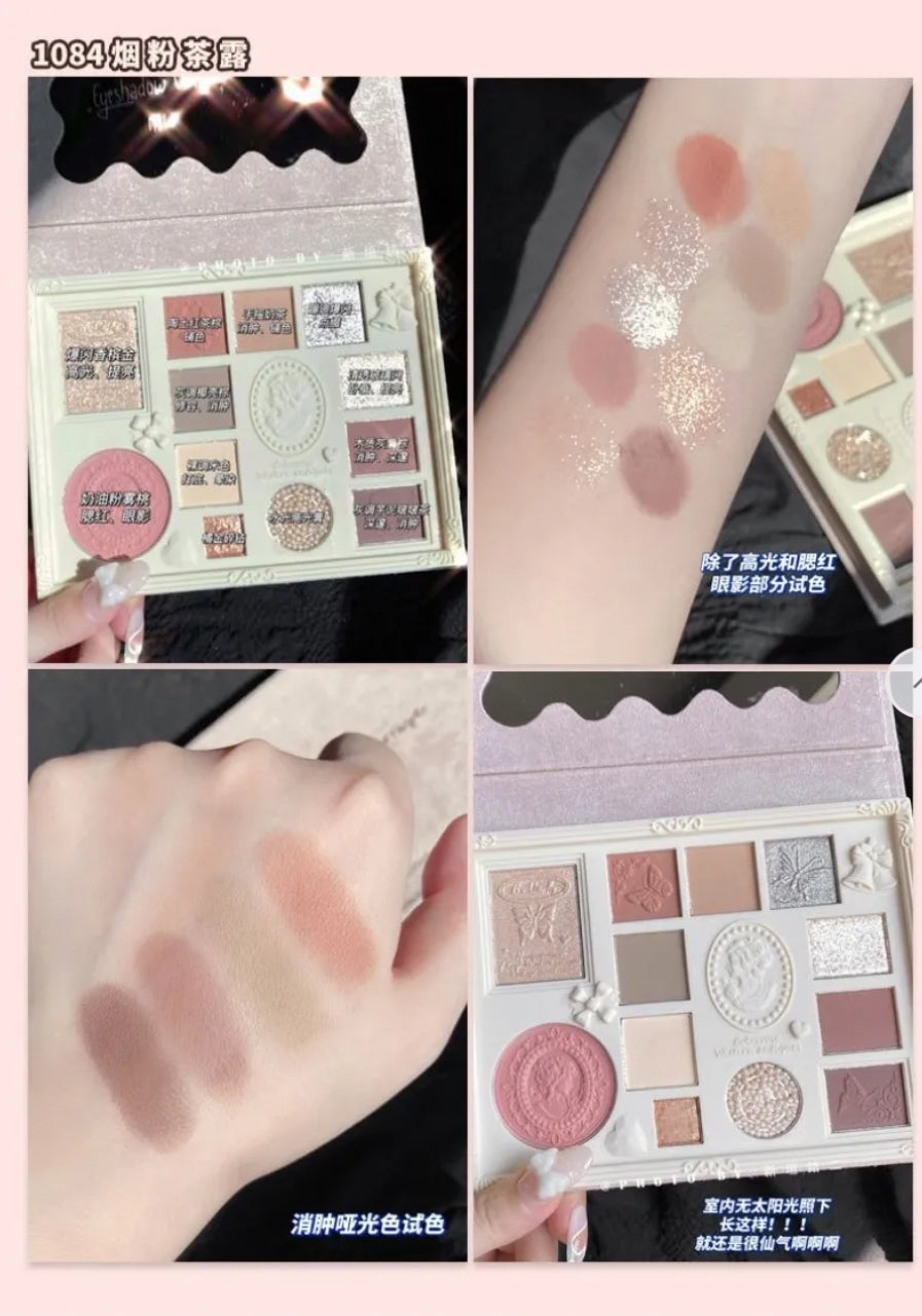 Colorrose Lace Embossed Western Antique Makeup Palette CR1084 23g