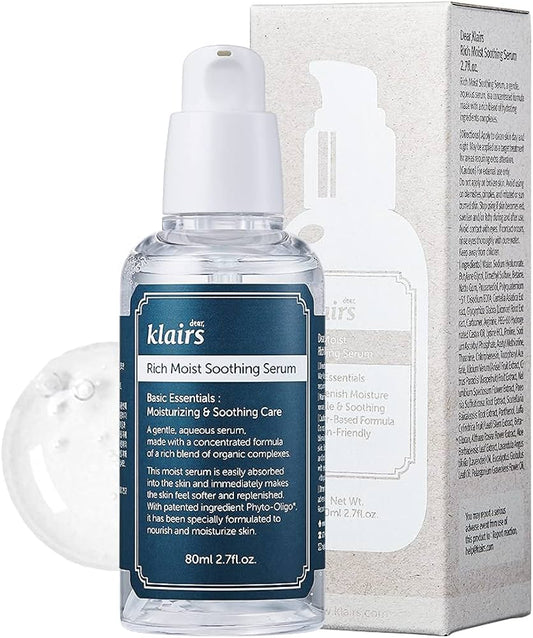 Dear, Klairs Rich Moist Soothing Serum 80ml