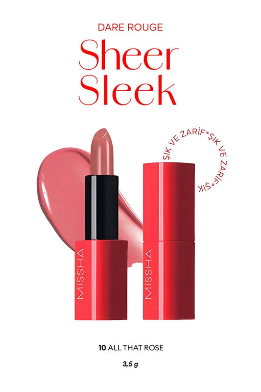 Missha Dare Rouge Sheer Sleek #10 all that rose