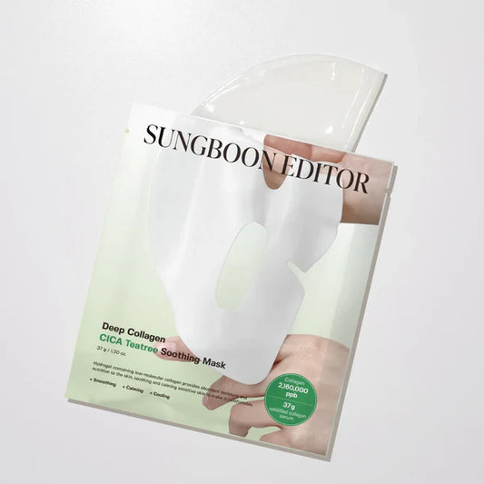Sungboon Editor Deep Collagen CiCa Teatree Hydrating Mask 37g