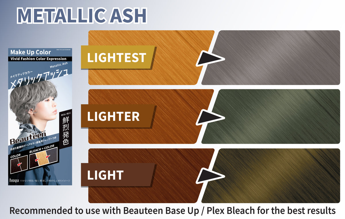 Beauteen Hair Dye Metallic Ash