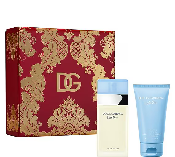 D&G light blue giftset 2pc (ladies)