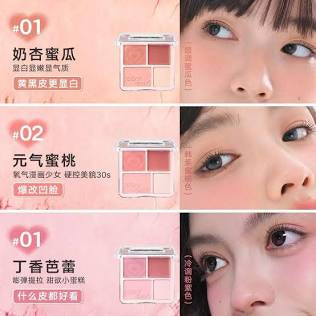 Judydoll Blush&Highlight Palette 9g #4