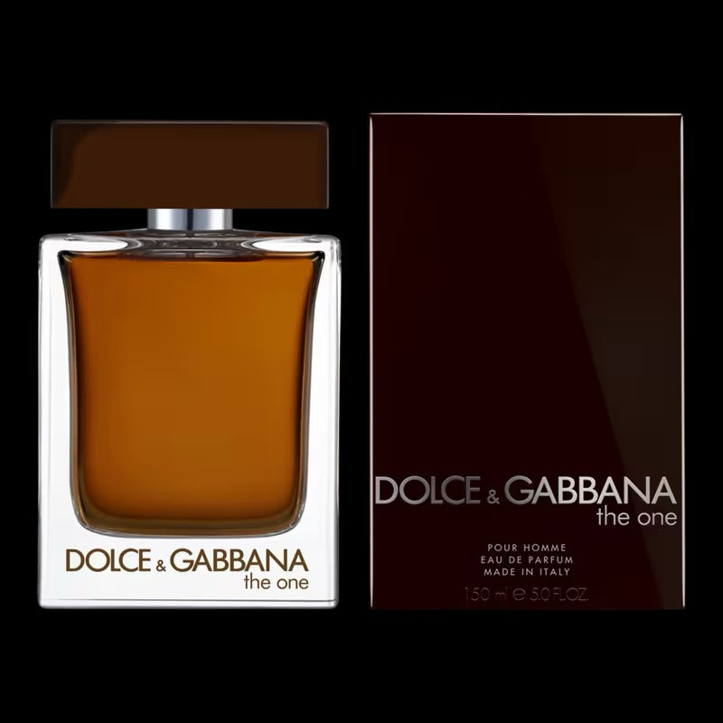DOLCE & GABBANA THE ONE FOR HIM. Eau De Parfum. made in ITALY.5.0 OZ EDP.