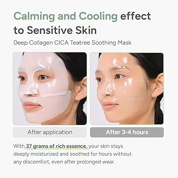 Sungboon Editor Deep Collagen CiCa Teatree Hydrating Mask 37g