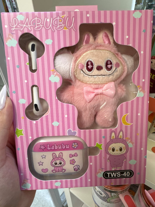 PINK LABUBU WIRELESS
EARPHONE