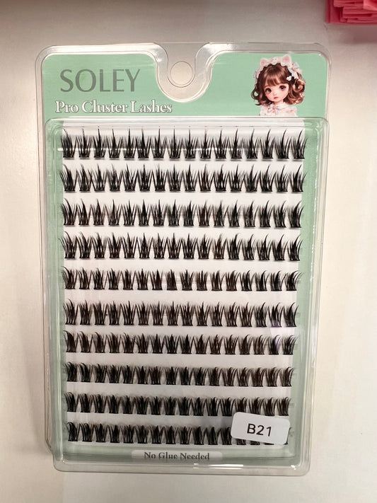 Soley Pro Cluster Lashes B21