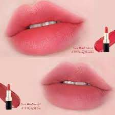 The Face Shop fmgt New Bold Velvet Lipstick 07 New Bold Red