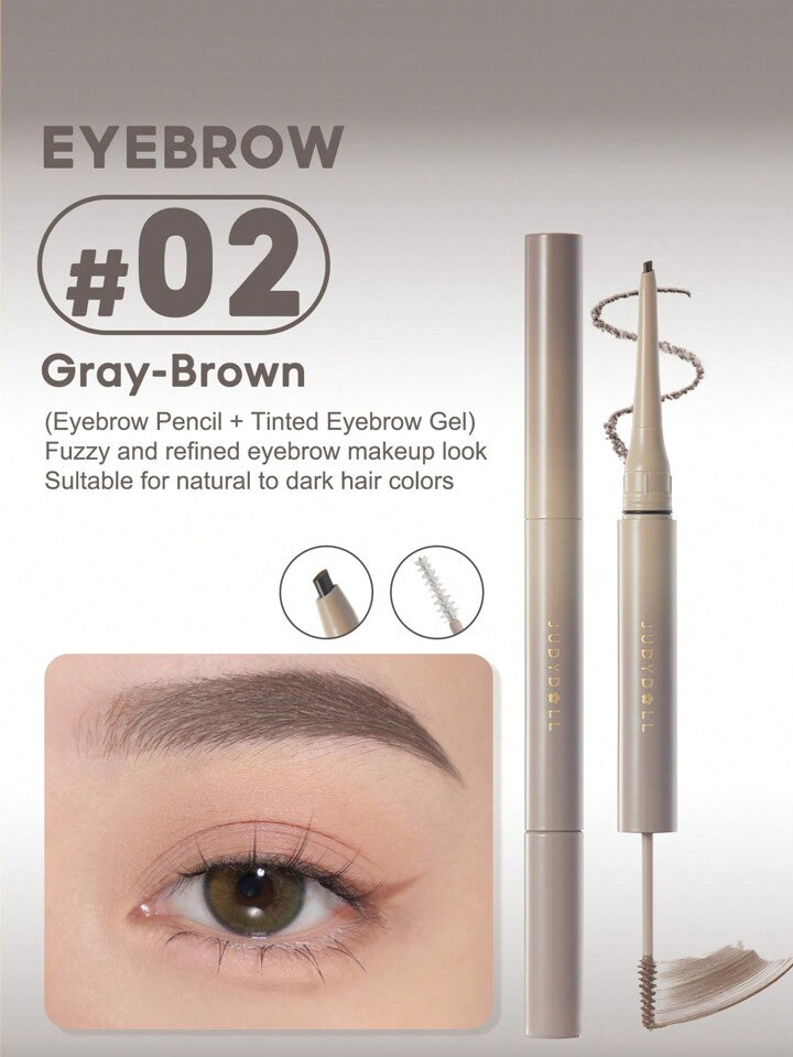 Judydoll Duo Eyebrow Pencil #02 Grey Brown