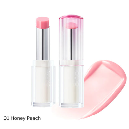 Clio #01 Honey Peach crystal glam balm