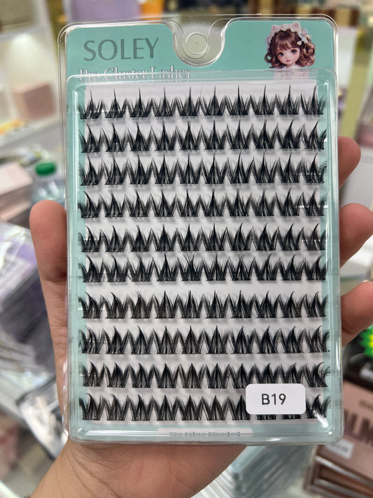 Soley Pro Cluster Lashes B19