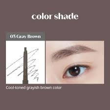 Etude Bare Edge Slim Brow Pencil #3 Gray Brown