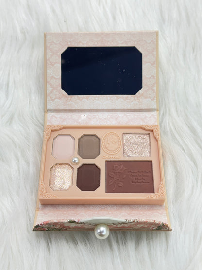 Colorrose Pearl Embossed Western Antique Makeup Palette CR721 Apricot Tea 11g