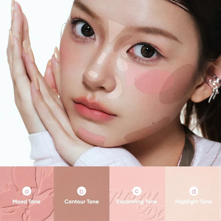 JUDYDOLL BLUSH&HIGHLIGHT PALETTE #5