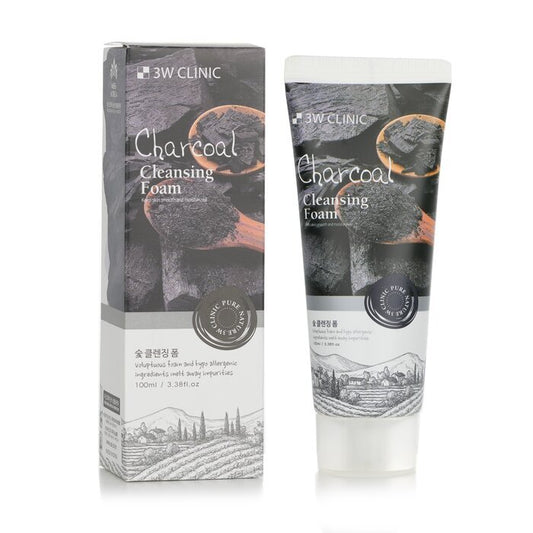 3W Clinic Choarcoal Cleansing Foam 100ml