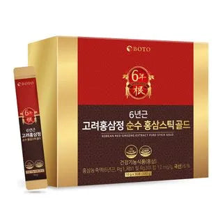 Boto Korean Red Ginseng Extract Pure Stick Gold (30 packs)