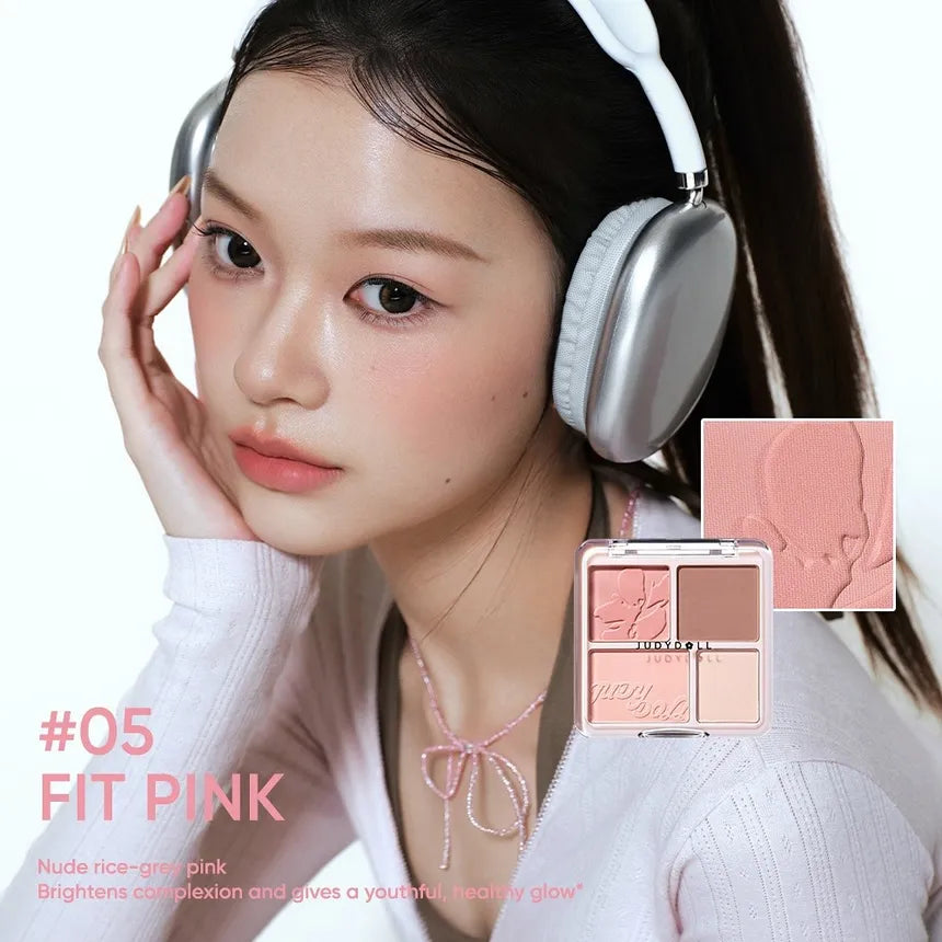 JUDYDOLL BLUSH&HIGHLIGHT PALETTE #5