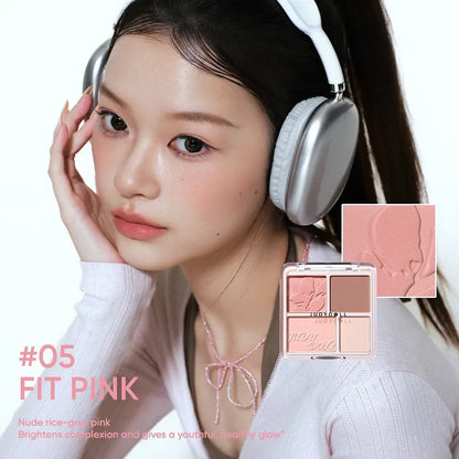 JUDYDOLL BLUSH&HIGHLIGHT PALETTE #5