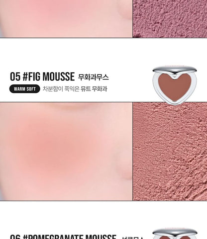 Lilybyred Luv Beam Cheek Mousse #05 Fig Mousse